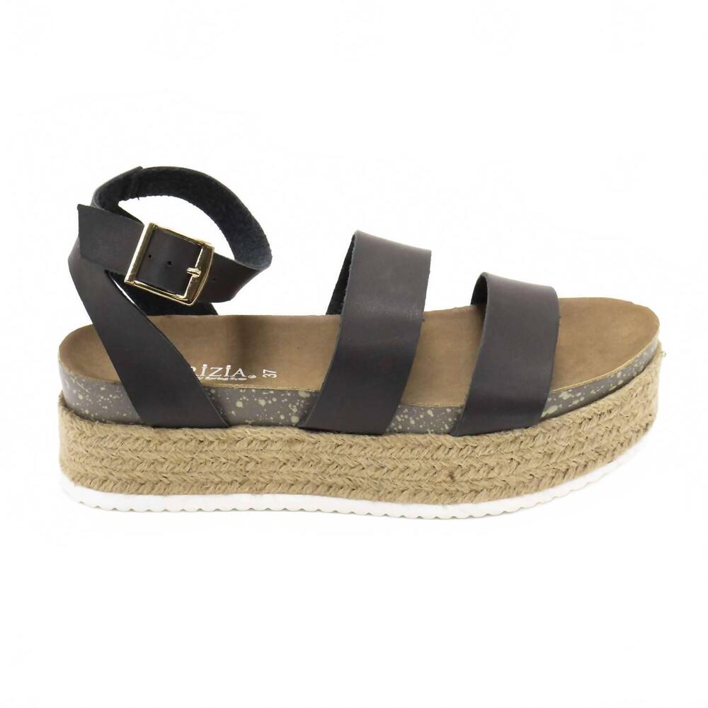 NEW PATRIZIA women's larissa wedge sandals in black